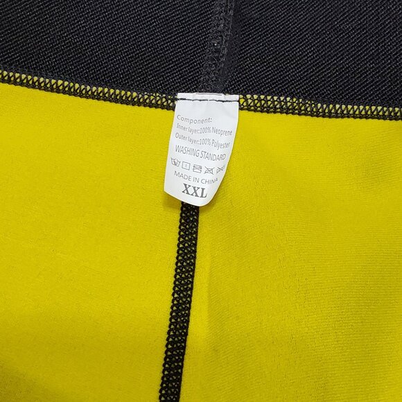 Neoprene Sauna Leggings XXL Yoga Pants Side Pocket Reflective Detail Unisex NWOT - Picture 7 of 11